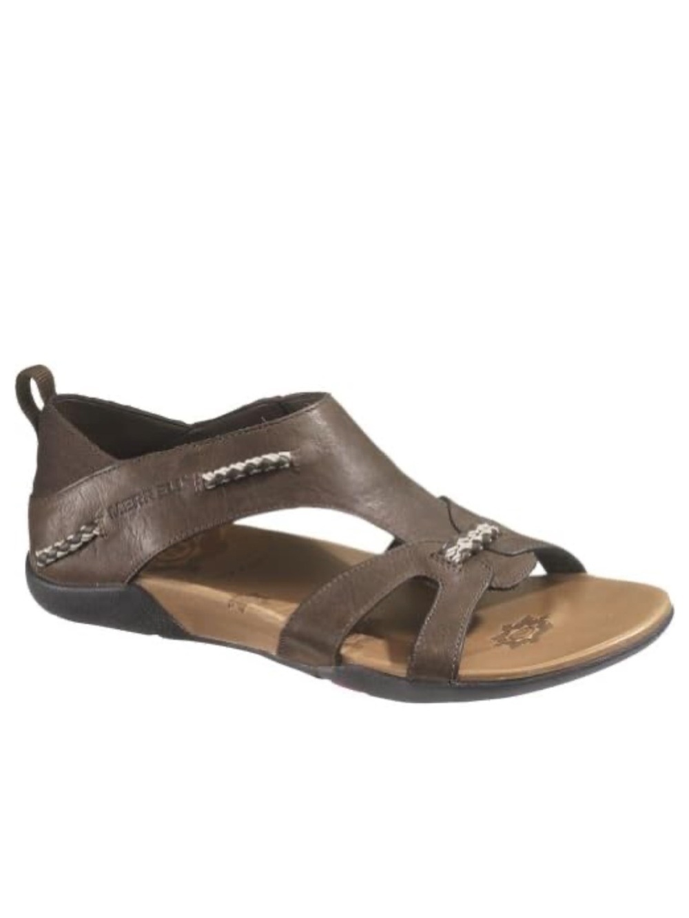 Merrell Flaxen Sandals Espresso Brown Women’s Strappy Outdoor Boho J89352 Size 8